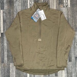 🔥🪖 “NWT” USMC Military Issued Polartec FROG Grid Fleece Waffle 1/2 Zip Pullover